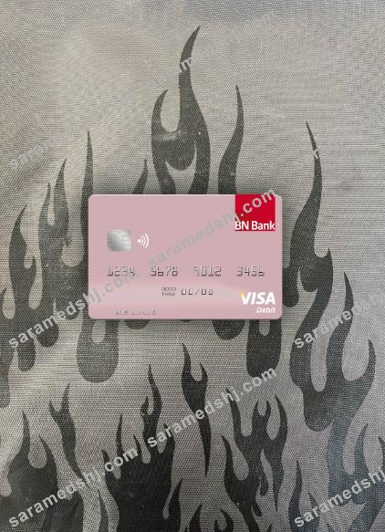Norway BN Bank ASA visa debit card photolook front